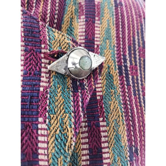 Outback Adventurous Clothing Vest Womens L Tapestry Artsy Boho Hippie Unique VTG - Picture 5 of 12